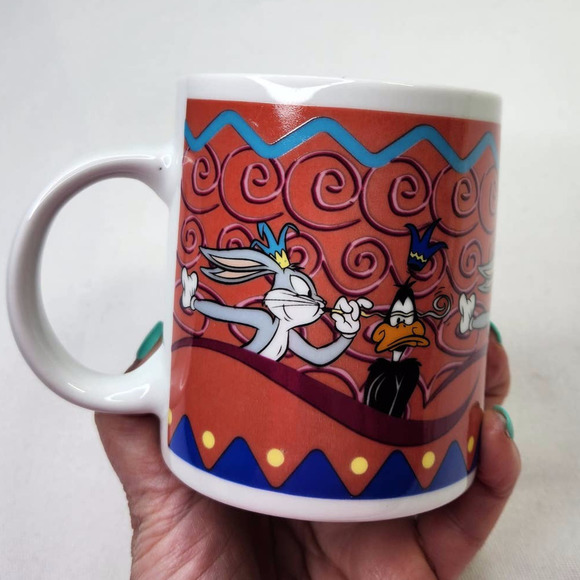 Looney Tunes Other - Vintage Looney Tunes 1999 Bugs Bunny & Daffy Duck Salton Warner Bros Coffee Mug